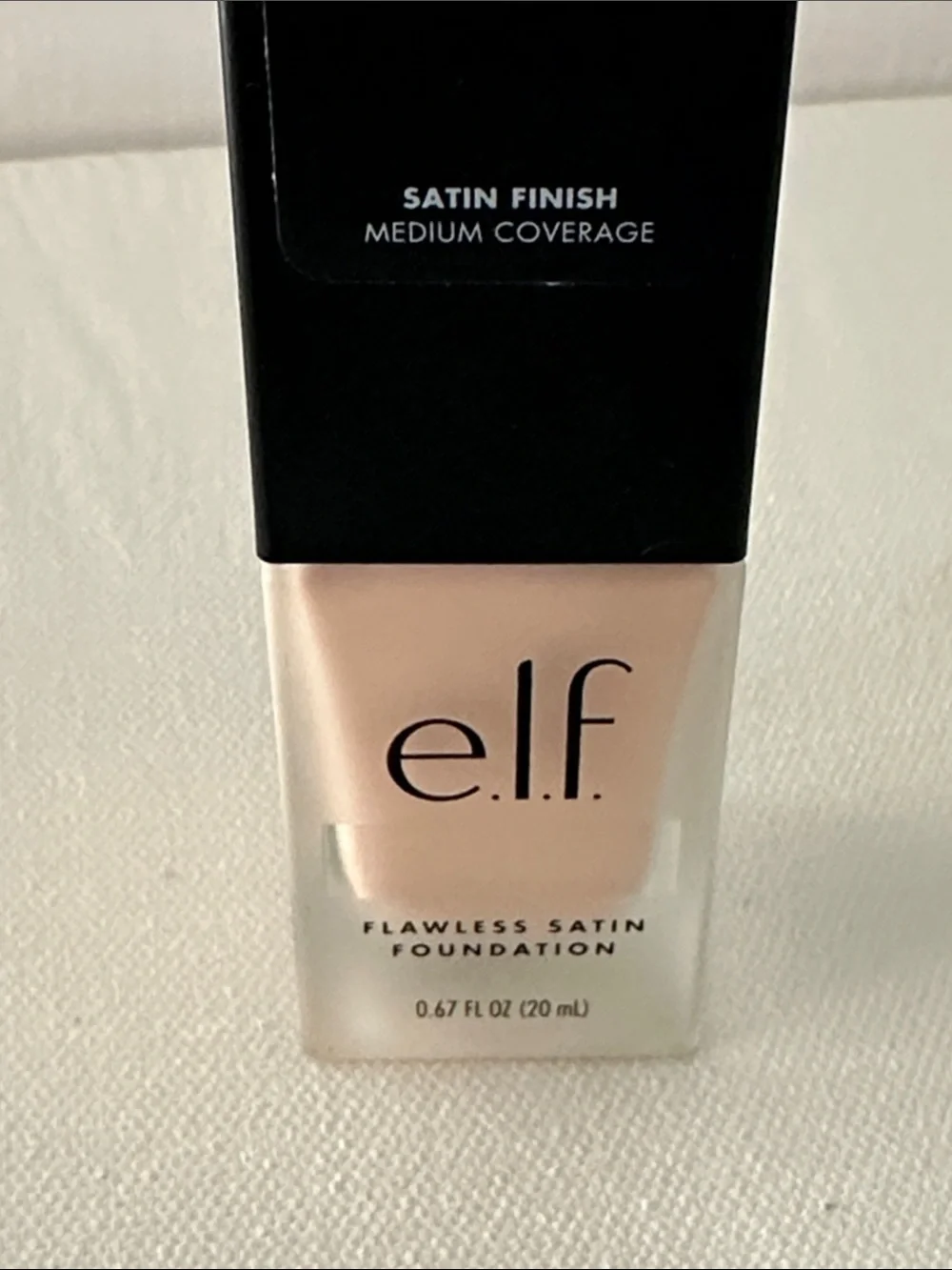 E.L.F. Flawless Satin Foundation. Snow Shade - No. 81391. Medium coverage.